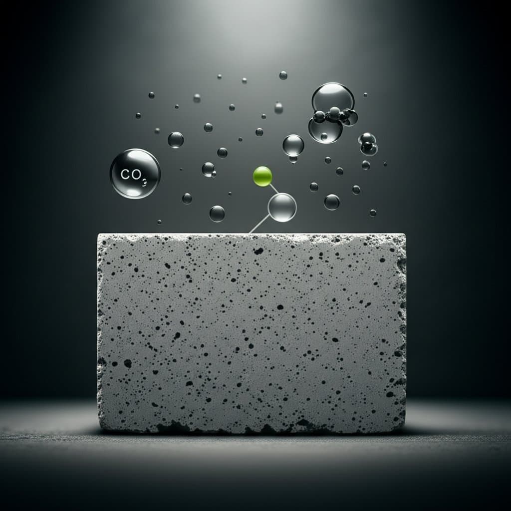 Featured image for Carbon-Negative Concrete Captures 150kg CO₂ Per Cubic Meter