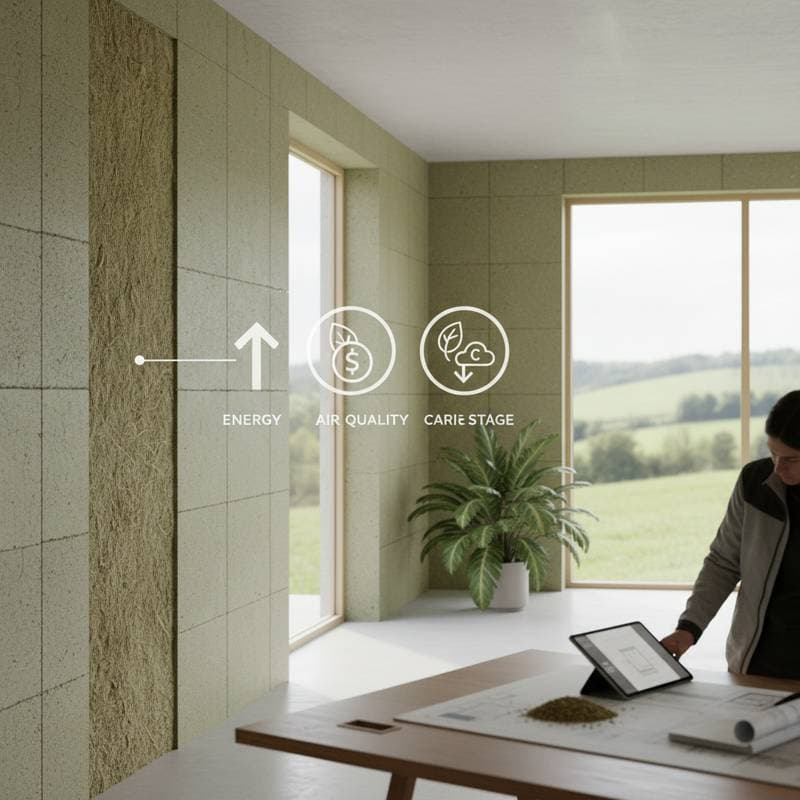 Featured image for Hempcrete Cuts Building Insulation Costs 50% in 2025