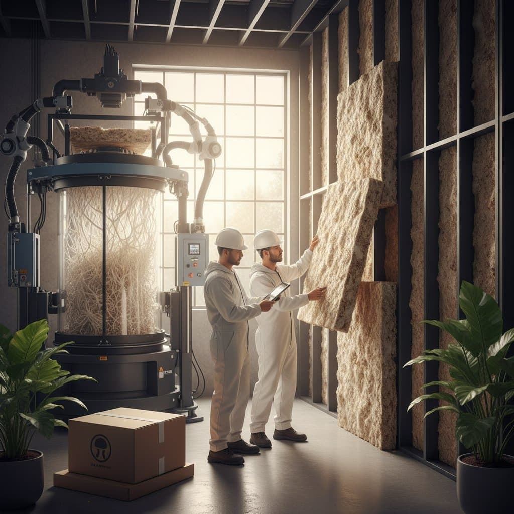 Featured image for Mushroom Insulation Cuts Carbon and Energy Bills