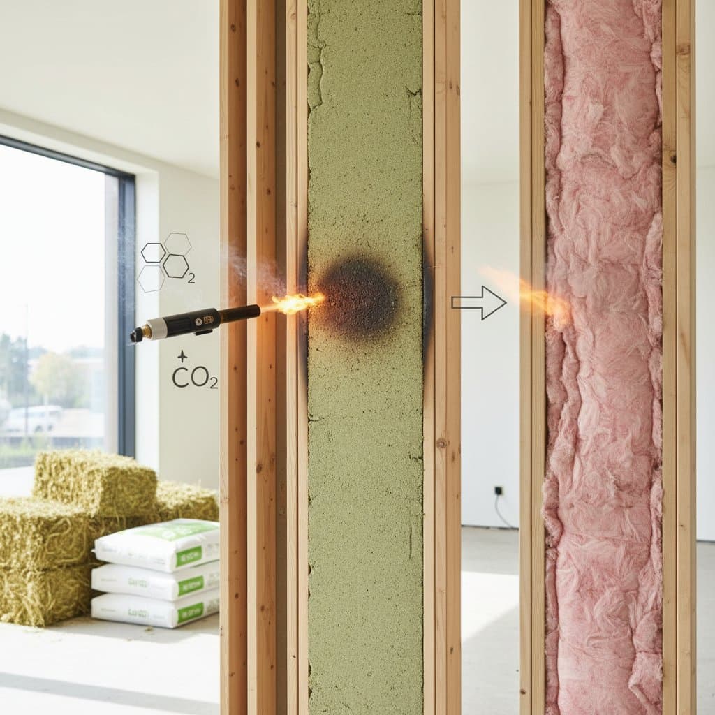 Featured image for Hempcrete Outperforms Traditional Insulation in Fire Safety