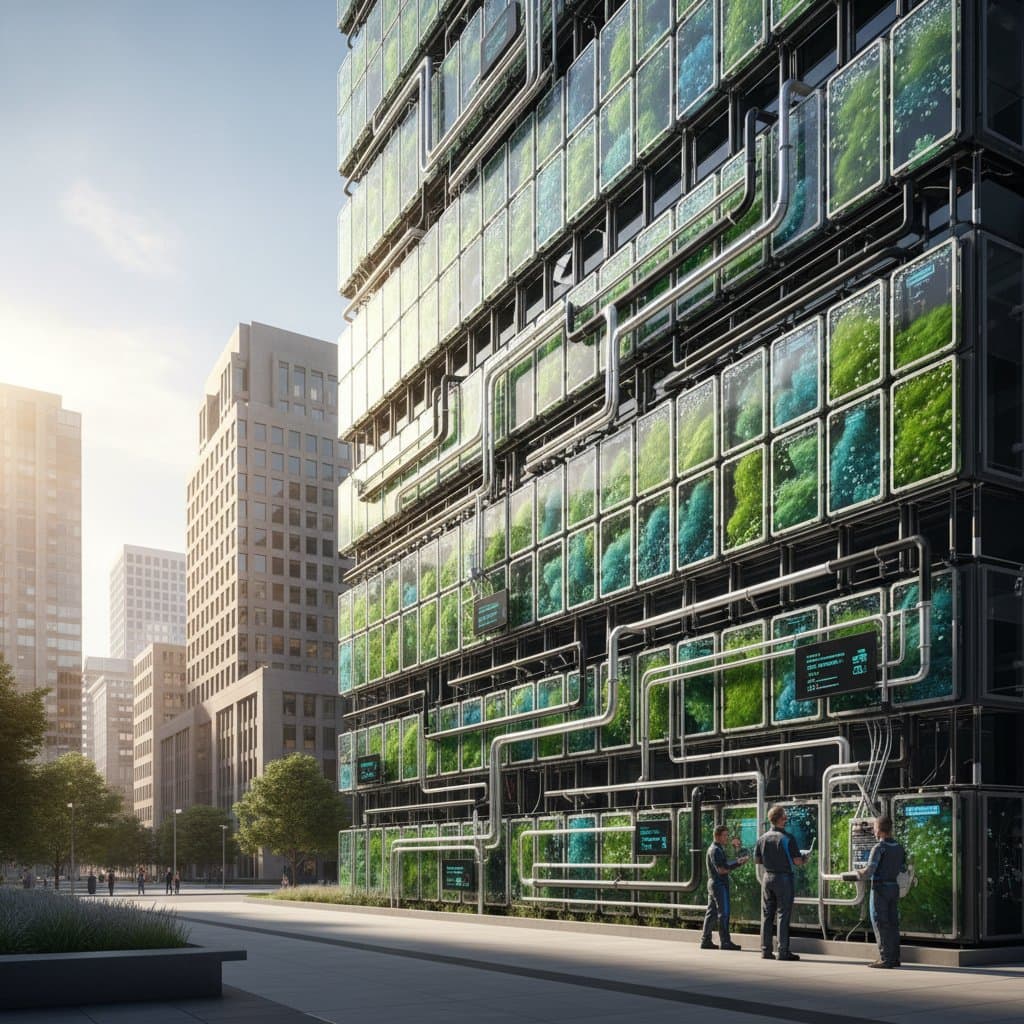 Featured image for Algae Panels Generate Energy While Cleaning Your Air