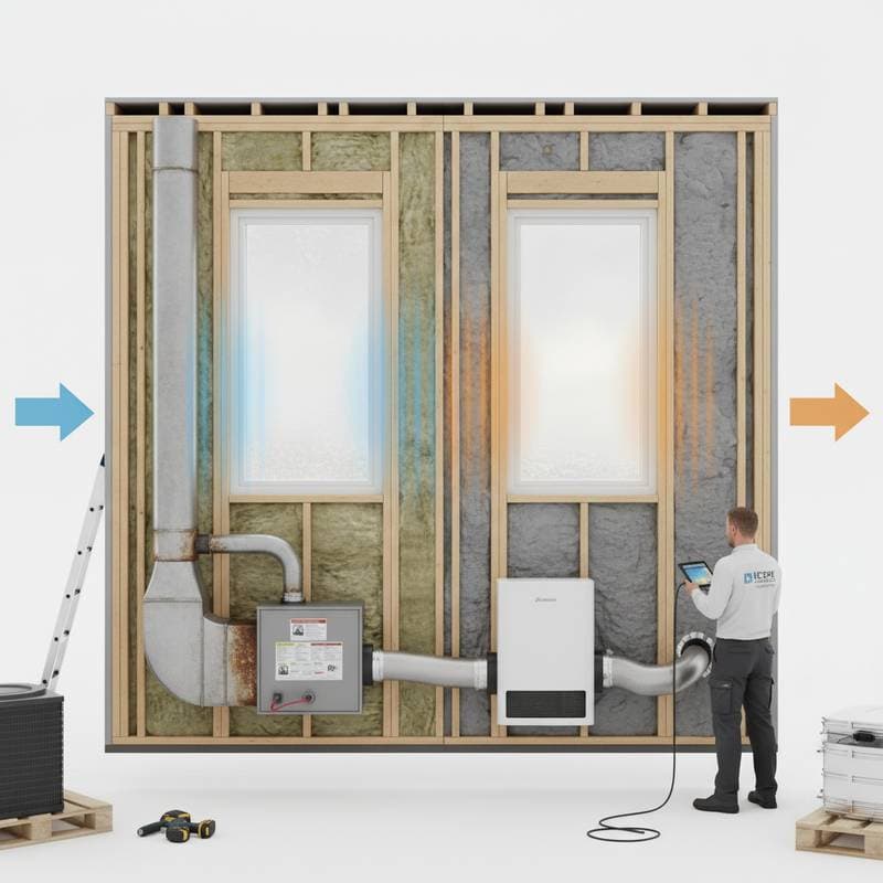 Featured image for Thermal Envelope Upgrades Cut HVAC Costs in Half