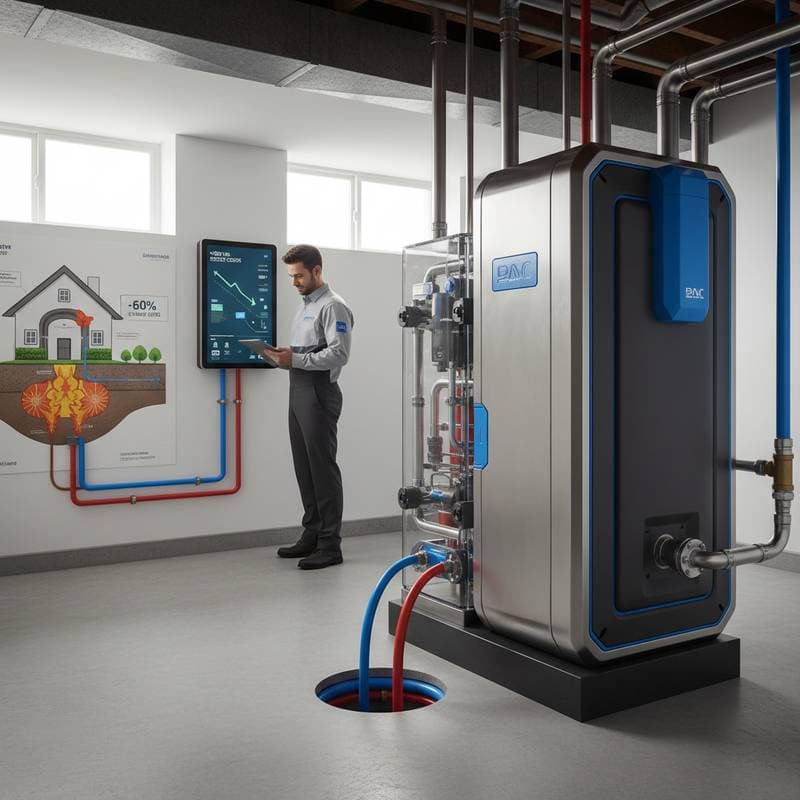 Featured image for Geothermal HVAC Costs Drop 60% While Cutting Energy Bills