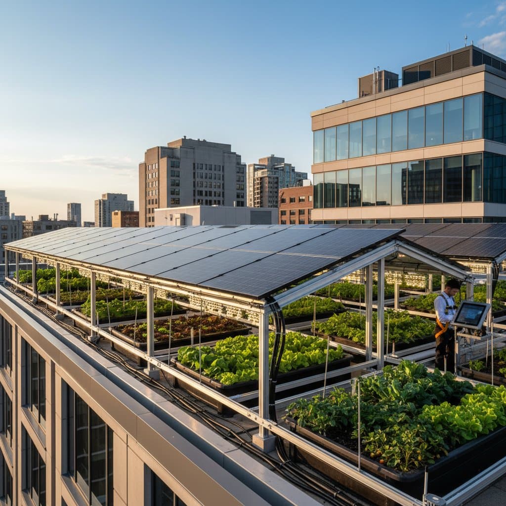 Featured image for Rooftop Systems That Grow Food While Cutting Energy Bills