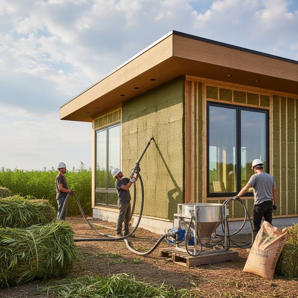 Featured image for Hempcrete Cuts Energy Bills 30-50% While Storing Carbon