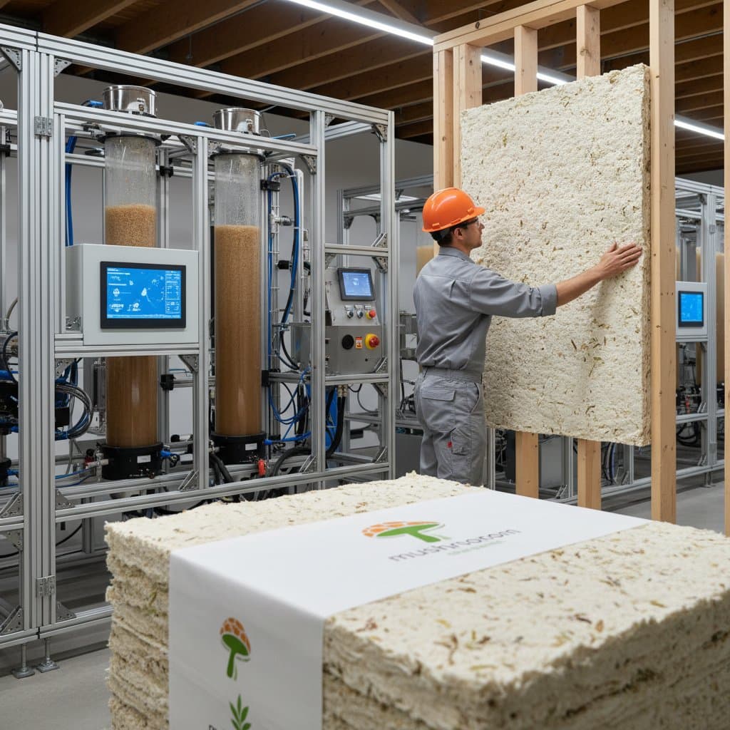 Featured image for Mycelium Insulation Cuts Energy Use by 25%