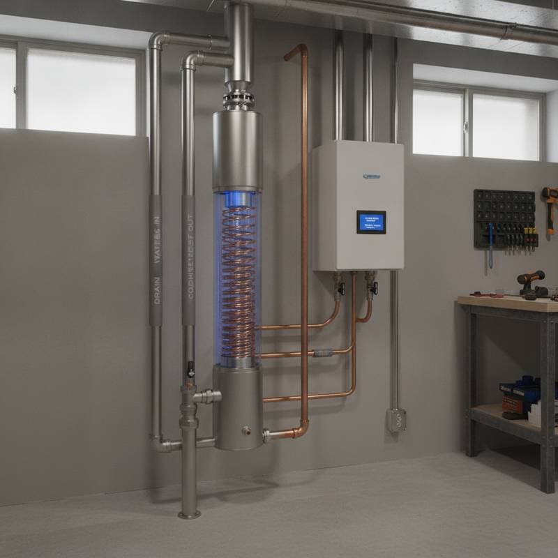 Featured image for Shower Heat Recovery Cuts Water Heating Costs 40%